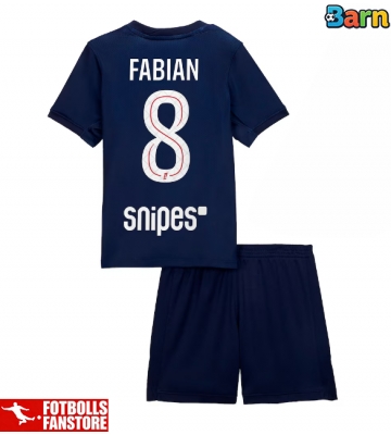 Paris Saint-Germain Fabian Ruiz #8 Hemmatröja Barn 2025-26 Kortärmad (+ Korta byxor)